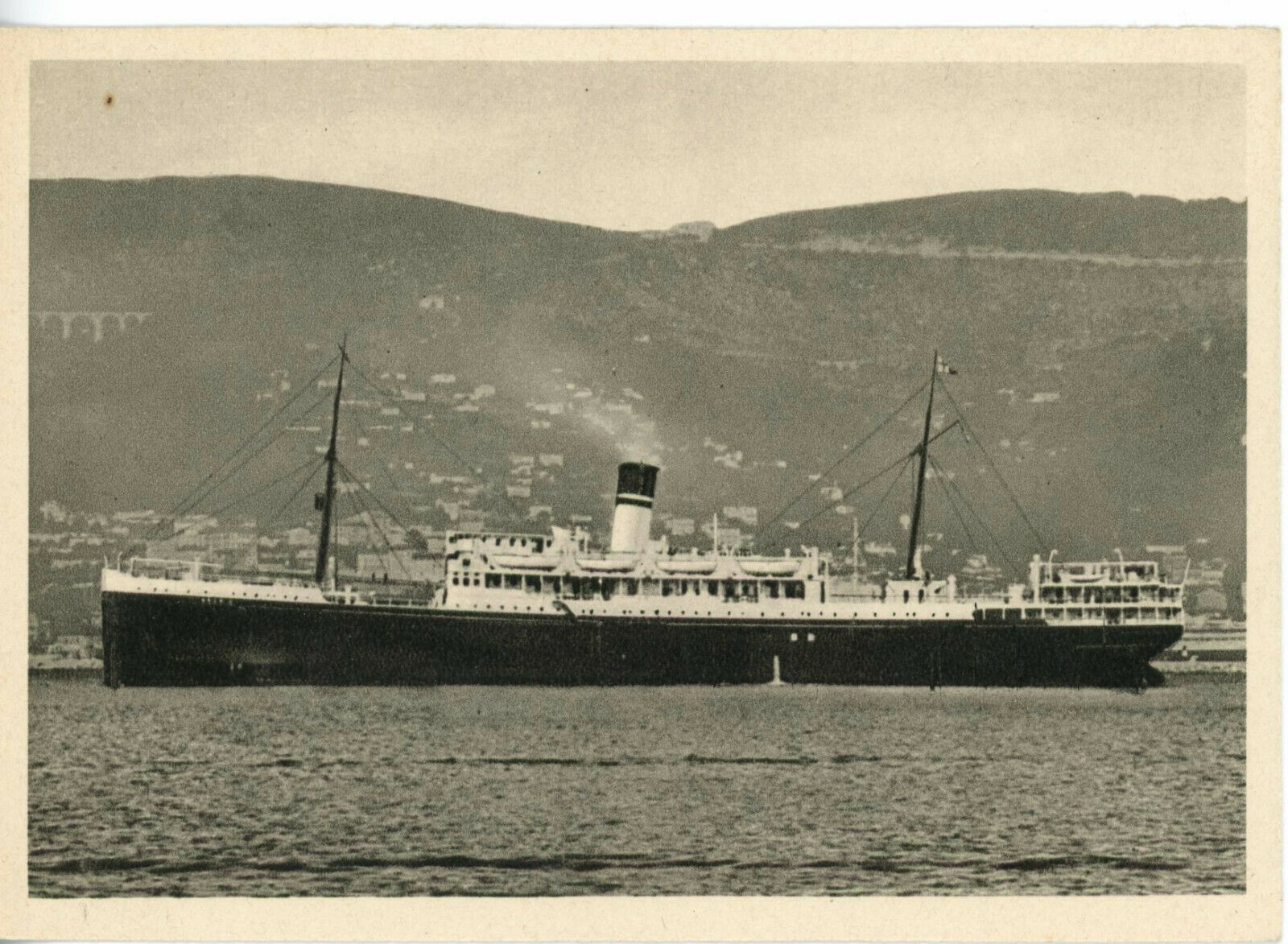 Cosulich Line's Urania And Amazzonia Of 1933 (ex-lloyd Austriaco) - See Notes!!