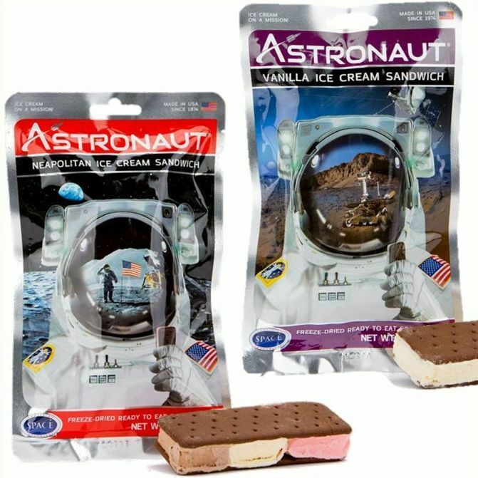 Astronaut Space Food - Freeze Dried Ice Cream Sandwich - Choose from Two Flavors